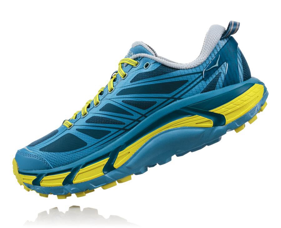 Trail Shoes Mens - Hoka One One Mafate Speed 2 - Blue - ITYHAFX-87